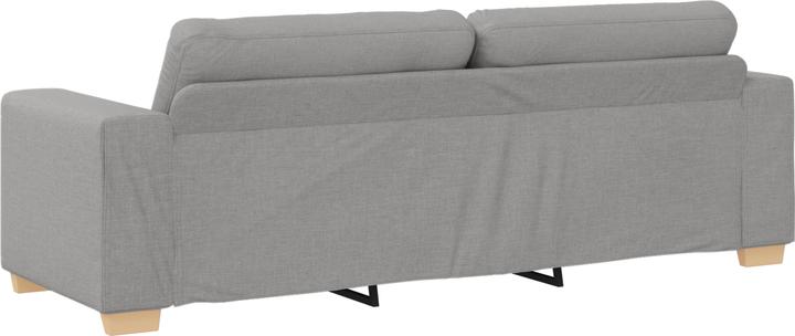 Produktbild VidaXL Sofa 3-Sitzer Wolkengrau 180 cm Stoff (3-Sitzer)