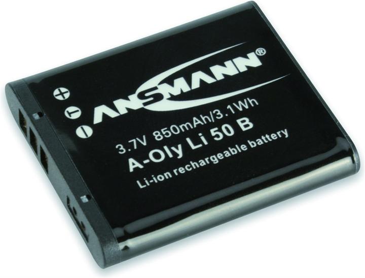 Actual product image Ansmann LI-50B, replacement battery for Olympus cameras (Camera battery)
