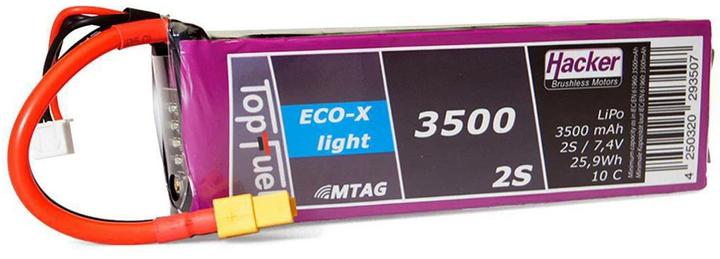 Hacker 0C LiPoAkku (7.40 V, 3500 mAh)
