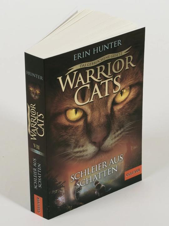 Actual product image Warrior Cats - Das gebrochene Gesetz - Schleier aus Schatten (German, Johannes Wiebel, Friederike Levin, Erin Hunter, 2022)
