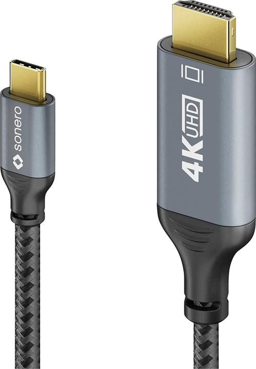 Immagine prodotto Sonero USB C – HDMI (2 m, USB tipo C, HDMI)