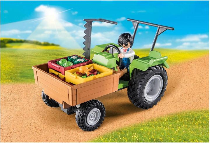 Productafbeelding Playmobil 71249 Trekker met aanhangwagen (71249, Playmobil Land)