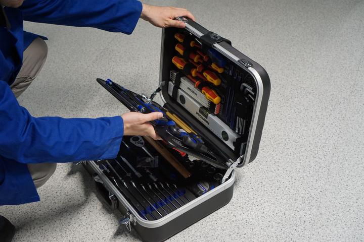 Produktbild Projahn Elektro Werkzeugkoffer metrisch 6-kant 128-tlg. (128 Teile)