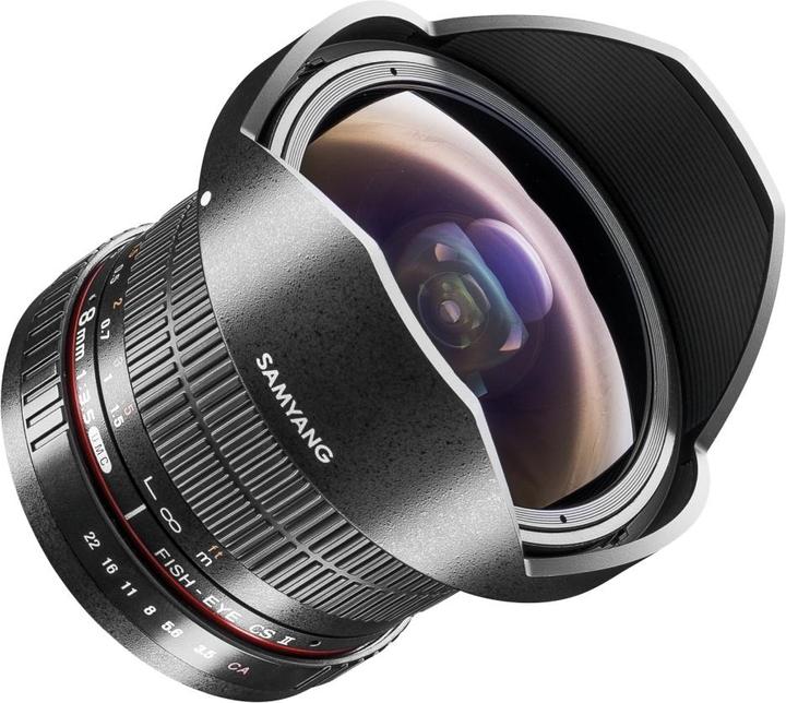 Image du produit Samyang 8mm f/3.5 Asph IF MC Fisheye CSII DH - Nikon F (Nikon F, APS-C / DX)
