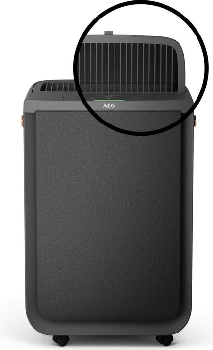 Actual product image AEG APU72771DG Pure Multi 7000 air purifier / for up to 70 m²/168 m³ / Colour: Dark Grey, 950011594 (71 m²)