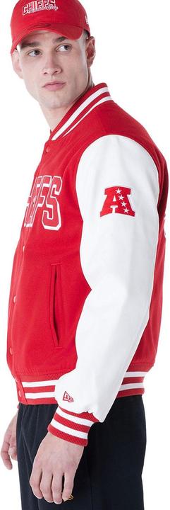 Actual product image New Era Varsity NFL SIDELINE Jacke - Kansas City Chiefs - L (L)