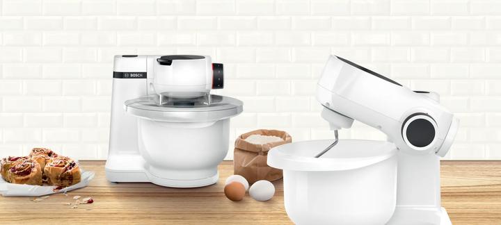 Produktbild Bosch Hausgeräte Serie 2, Küchenmaschine, MUM, 700 W, Weiss, Weiss, MUMS2AW01 (700 W)