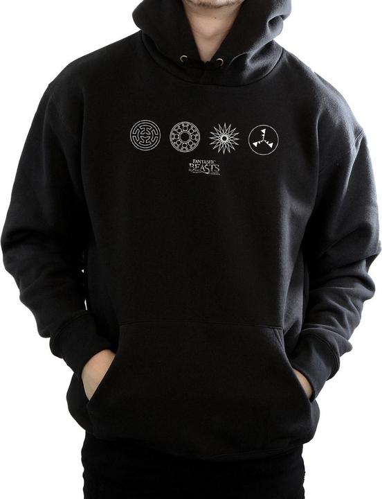 Produktbild Fantastic Beasts Circular Icons Kapuzenpullover (XL)