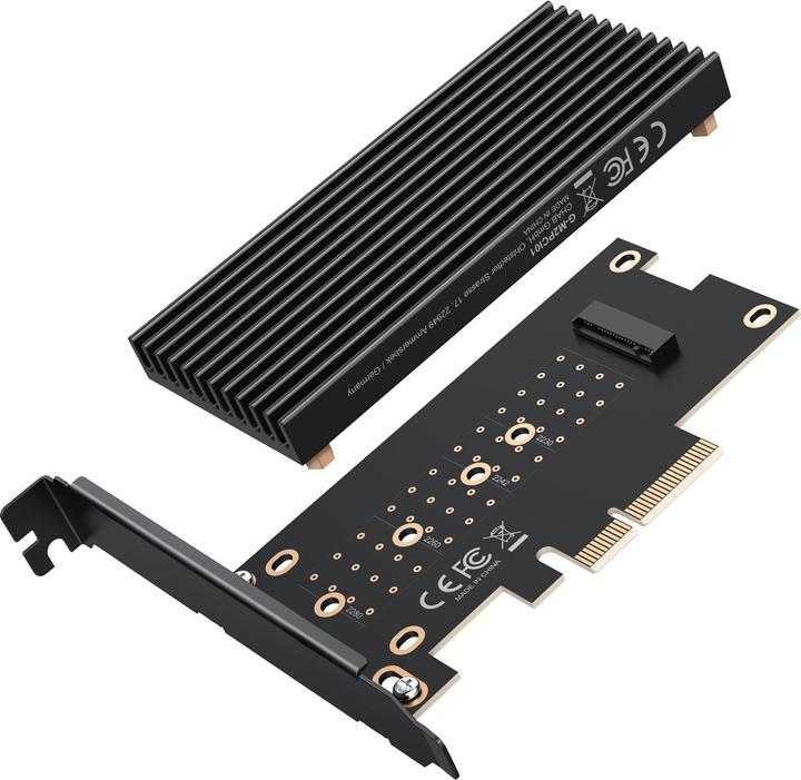 Productafbeelding Graugear PCI-kaart M.2 PCIe 4.0 voor M.2 NVMe SSD