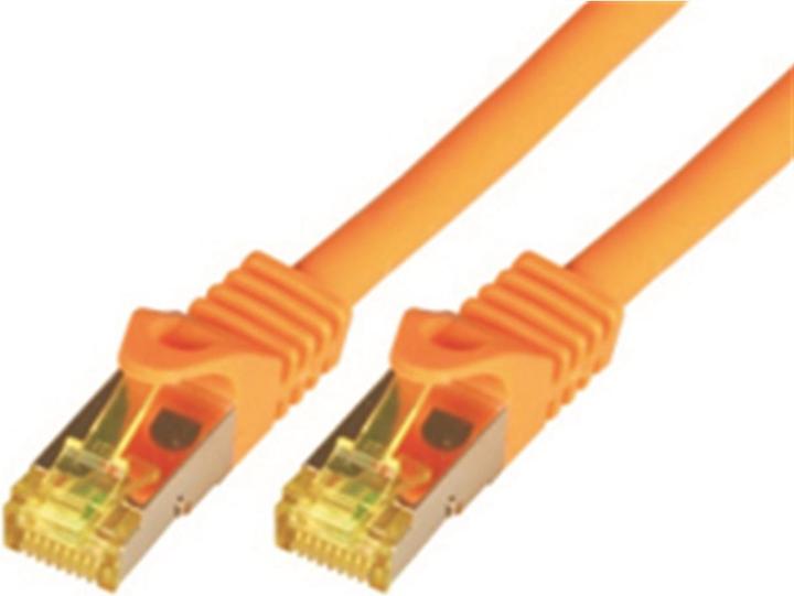 Actual product image M-Cab CAT7 S-FTP-PIMF-LSZH-2.00M-ORA (SF/UTP, CAT7, 2 m)