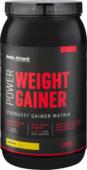 Actual product image Body Attack Power Weight Gainer (Banana, 1 pcs., 1500 g)