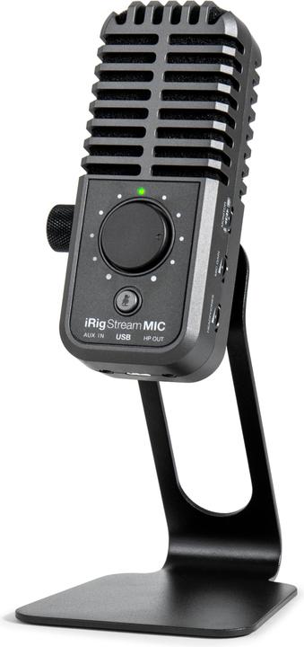 Produktbild IK Multimedia iRig Stream Mic USB - Kompaktes USB-Streaming Mikrofon