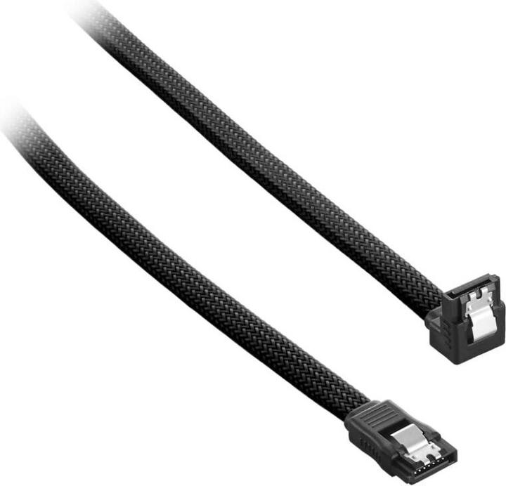 Actual product image CableMod ModMesh Right Angle SATA 3 Cable 30cm