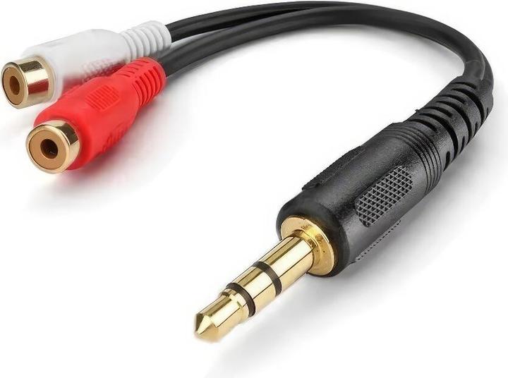 Actual product image AAi Mobile HIDef 3.5 mm Stereo Klinke zu Cinch RCA Female Stereo Buchse (0.30 m)