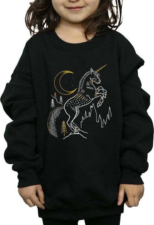 Image du produit - Sweat UNICORN LINE ART - Fille (140, 146)