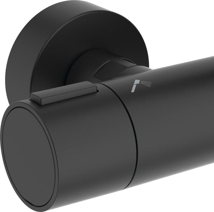Produktbild Ideal Standard Duschsystem Alu+: Ceratherm Brausethermostat 2 Ablagen, 2F-Handbrause, 2F-Kopfbrause
