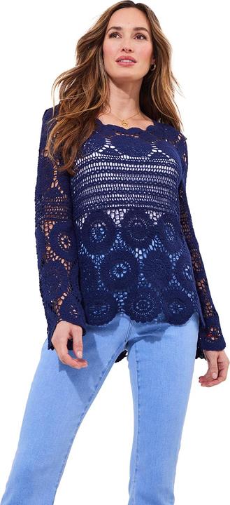 Actual product image Joe Browns Long Sleeve Crochet Jumper (M)