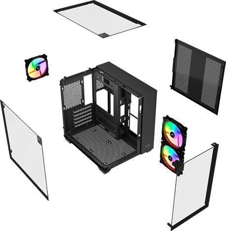 Actual product image Nordic Gaming Frigg (Mini-ITX, mATX)