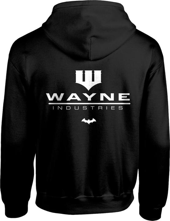 Immagine prodotto Batman Felpa con cappuccio Wayne Industries con zip a tutta lunghezza (XL)