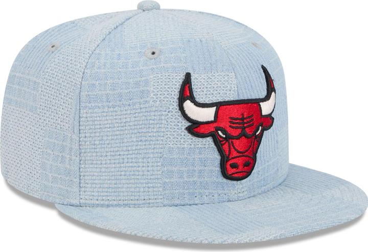 Actual product image New Era 9Fifty Snap Cap - DENIM PATCHWORK Chicago Bulls