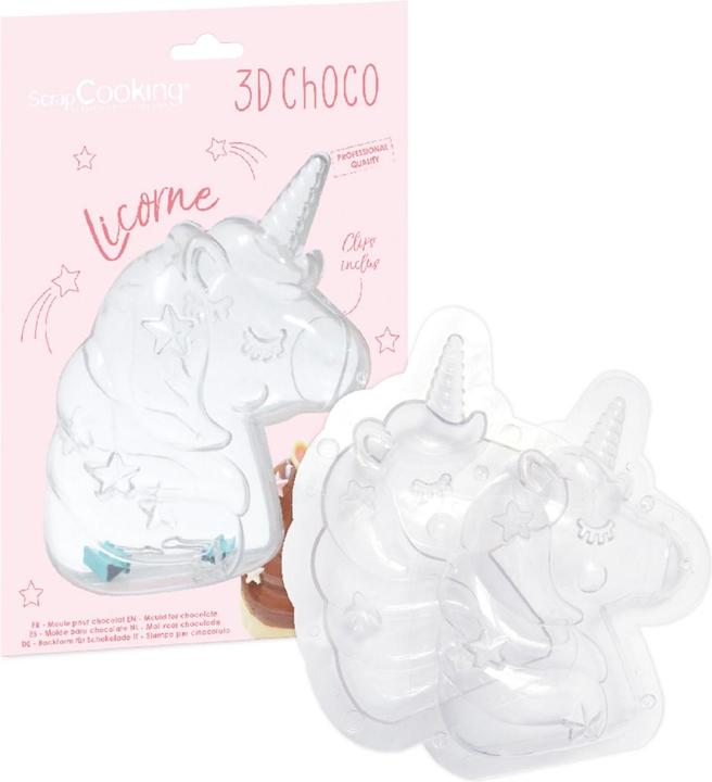 ScrapCooking 3D Schokoladenform Einhorn