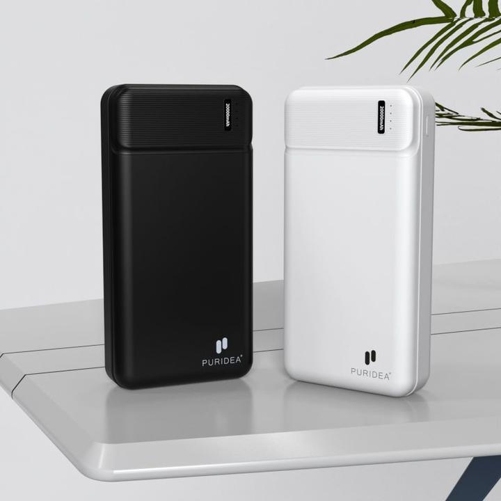 Produktbild Puridea Power bank powerbank 20000 mAh PD QC3.0 3A 20W Q7 black (20000 mAh, 20 Wh)