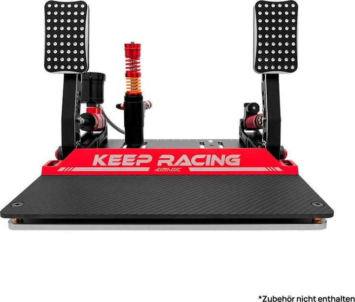 Produktbild Simagic P2000 Hydraulic 2-Pedal Set, 100KG Loadcell - Crimson Edition