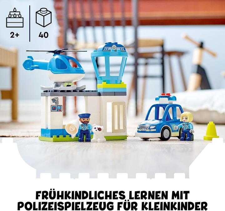 Produktbild LEGO Polizeistation mit Hubschrauber (10959)