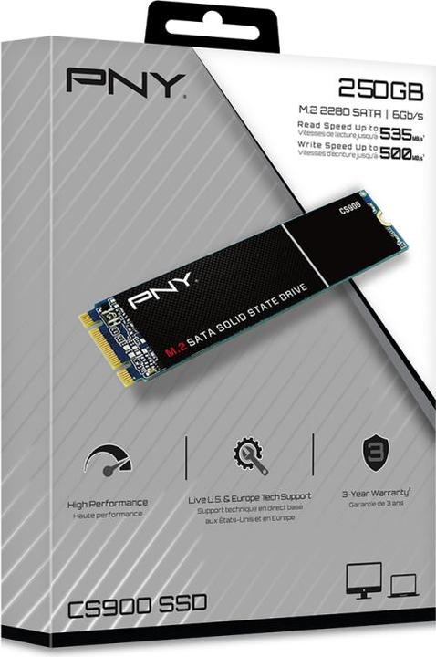 Actual product image PNY CS901 (250 GB, M.2 2280)