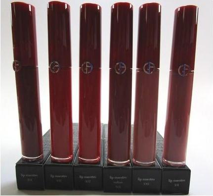 Actual product image Giorgio Armani Lip Maestro One Shot No.414 (414 Red Blood)