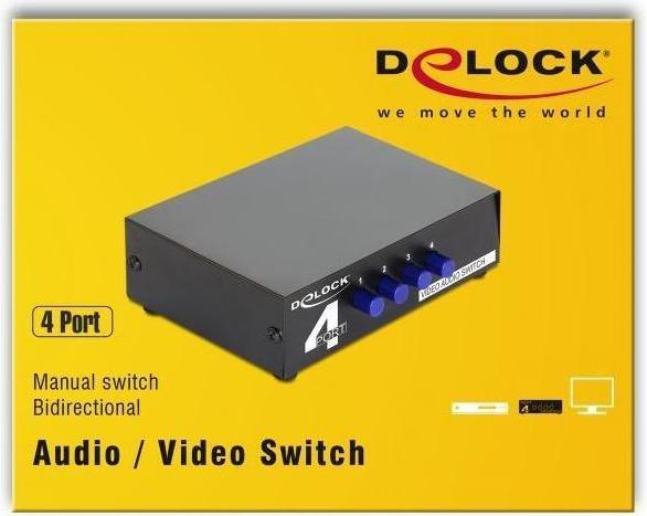 Image du produit Delock Changer d'audio / vidéo