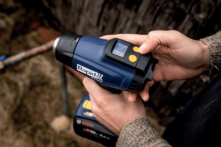 Productafbeelding Rapid RX1000 Accu Heteluchtpistool 18V P4A in koffer