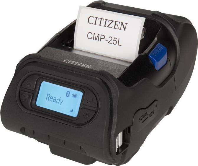 Produktbild Citizen CMP-25L Etikettendrucker Thermische Leitung 203 x 203 DPI Verkabelt & Kabellos (41209 dpi)