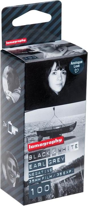 Produktbild Lomo Earl Grey B&W ISO100 3er Pack