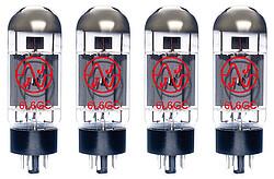 Actual product image JJ Electronic JJ tube 6L6GC quartet (4)