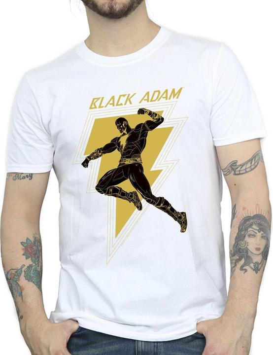 Produktbild Black Adam Golden Bolt Brust TShirt (3XL)