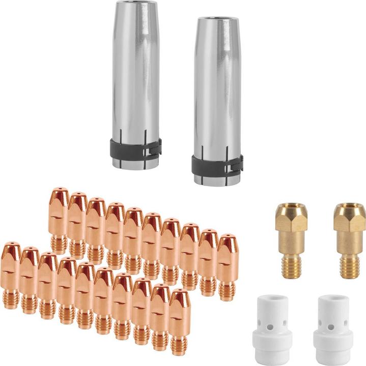 Produktbild Stahlwerk MIG MAG Verschleissteile Set 26tlg AK36 MB36 Schweissbrennerzubehör