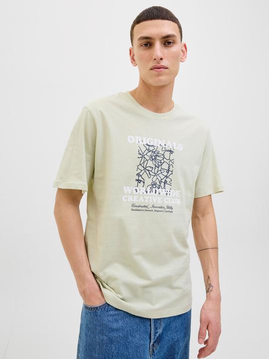 Actual product image Jack & Jones Gedruckt Rundhalsausschnitt T-shirt T-shirt (XL)