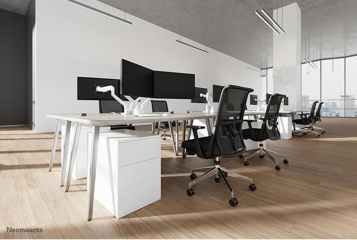 Actual product image Neomounts table mount duo 100x100 9kg/17-32"/white/fully moveable (Table, 35")