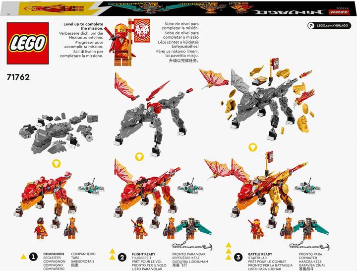 Actual product image LEGO Kai's Fire Dragon EVO (71762, LEGO Ninjago)