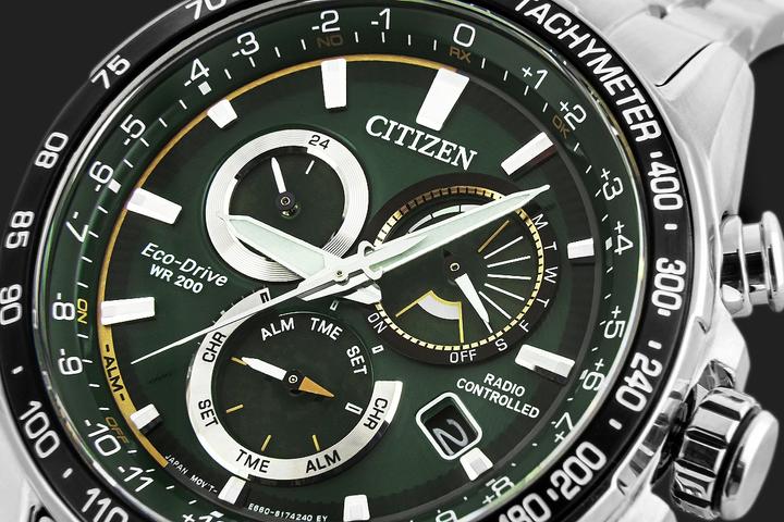 Actual product image Citizen CB5914-89X (Chronograph, Radio-controlled clock, Sports watch, 43 mm)