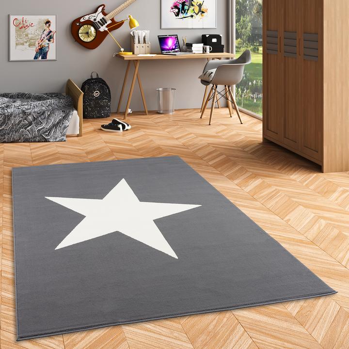 Produktbild Pergamon Kinder und Jugend Teppich Trendline Stern (140 x 200 cm)