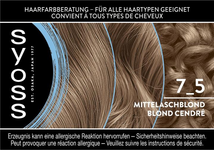 Image du produit Syoss Coloration (7 5 Blond cendré moyen)