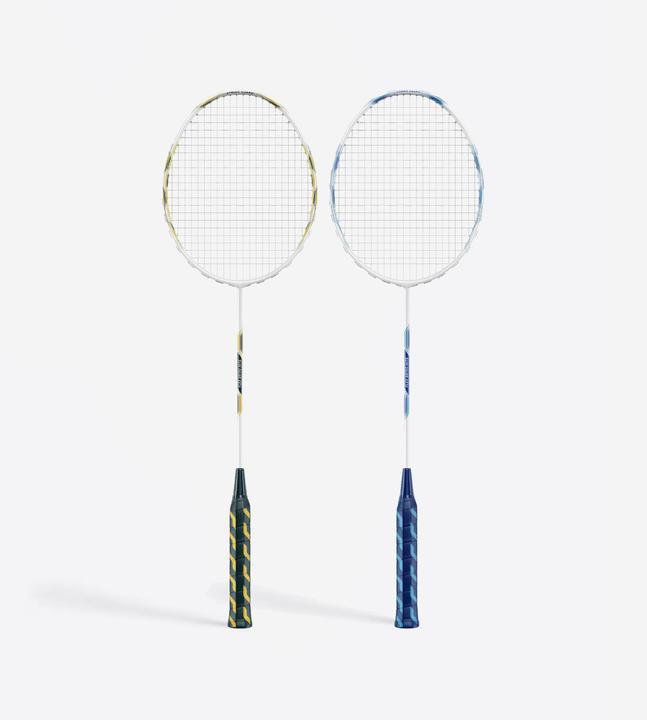 Image du produit Perfly Set Raquettes de Badminton Phosphorescentes Adulte Flex BR190 - Nuit Bleu/Jaune