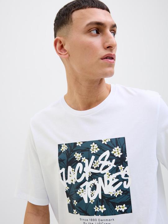 Image du produit Jack & Jones Jjhawaii Shape Tee Ss Crew Neck Ln (M)