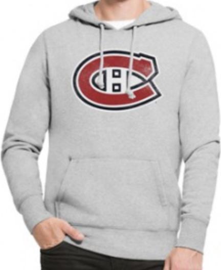 Immagine prodotto '47 NHL New York Rangers Knockaround HEADLINE Felpa con cappuccio SHEEP GREY XL (345945) (XL)