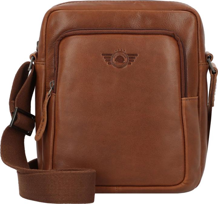 Greenburry Vintage Umhängetasche Leder 20 cm