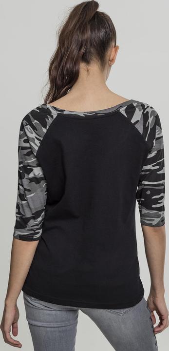 Immagine prodotto Urban Classics Tee Raglan 3/4 da donna a contrasto (XS)
