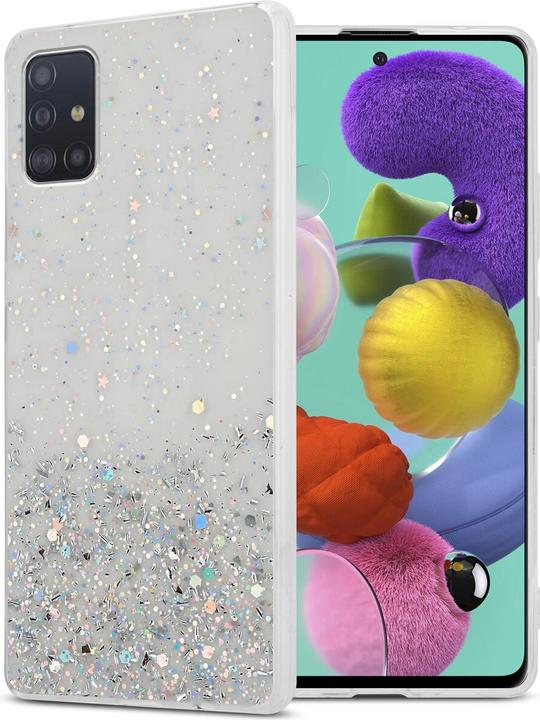 Transparent avec paillettes