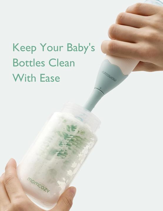Actual product image Momcozy Flaschenbürsten-Set Push-Press GRN